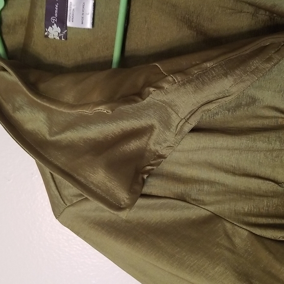Vintage Green Metallic Shine Jacket - Picture 4 of 14